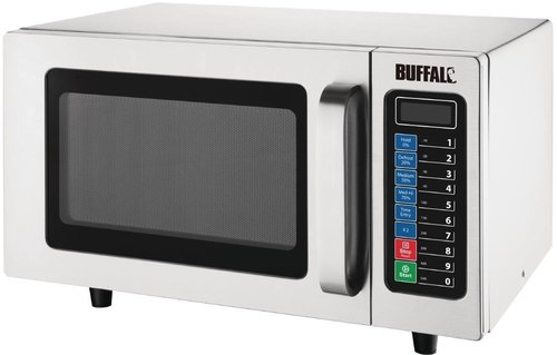 Microondas comercial programable Buffalo 1100W 25L
